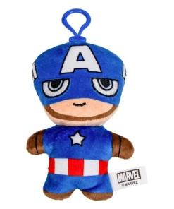 Marvel Llavero Peluche Capitan America 10 cm