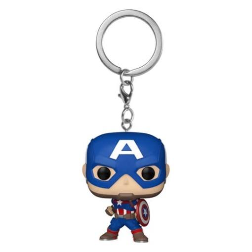 Marvel Llaveros POP! Vinyl New Classics - Captain America 4 cm Expositor (12)