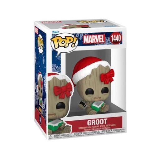 Marvel POP! Vinyl Figura Holiday Groot 9 cm