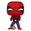 Marvel POP! Vinyl Figura Holiday Spiderman w/Open gift 9 cm