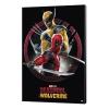 Marvel Póster de madera Deadpool & Wolverine 01 Action 35 x 50 cm