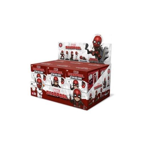 Marvel figuras mini Hero Box Tower Series Deadpool 8 cm Expositor (6)