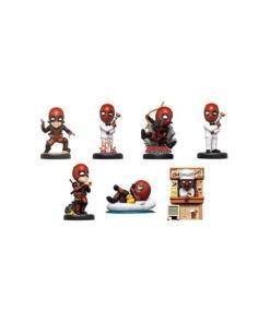 Marvel figuras mini Hero Box Tower Series Deadpool 8 cm Expositor (6)