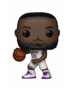 NBA POP! Sports Vinyl Figura LeBron James White Uniform (Lakers) 9 cm