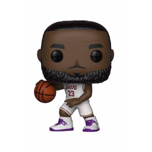 NBA POP! Sports Vinyl Figura LeBron James White Uniform (Lakers) 9 cm