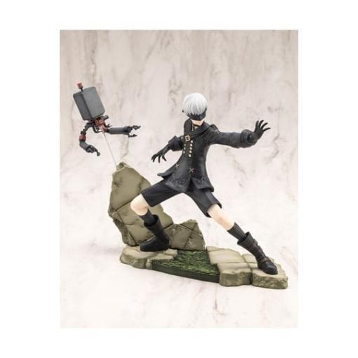 Nier:Automata Ver. 1.1a Estatua PVC ARTFX J 1/8 9S 18 cm