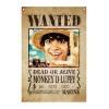 One Piece Bandera Luffy Wanted 120 x 85 cm