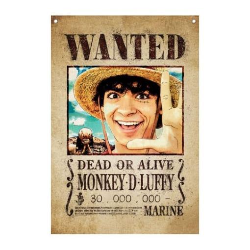 One Piece Bandera Luffy Wanted 120 x 85 cm