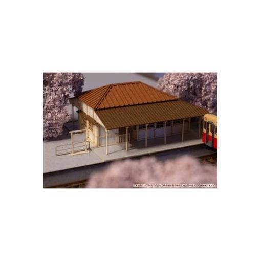 Original Character Anitecture Paper Model Kit 1/150 Station (Kominato Railway) 3 cm