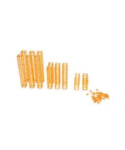 Original Character Plastic Model Kit Pop Accessory01 Truss clear Orange Ver. 15 cm