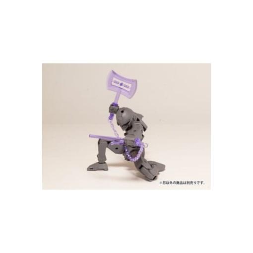 Original Character Plastic Model Kit Pop Series04:Shinobi2 Clear Purple 2 cm