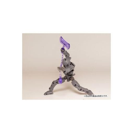 Original Character Plastic Model Kit Pop Series04:Shinobi2 Clear Purple 2 cm