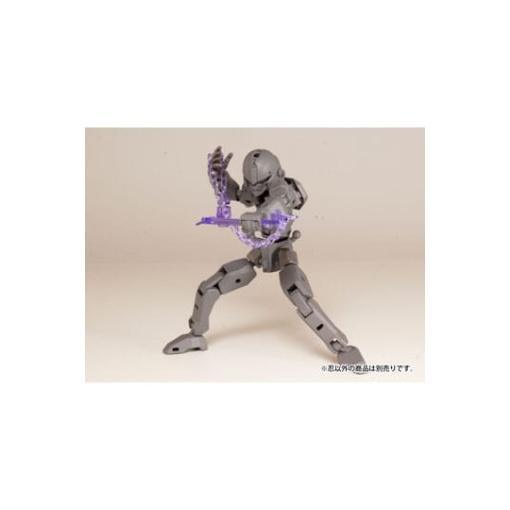 Original Character Plastic Model Kit Pop Series04:Shinobi2 Clear Purple 2 cm