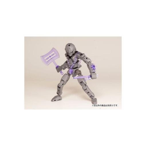 Original Character Plastic Model Kit Pop Series04:Shinobi2 Clear Purple 2 cm