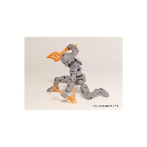 Original Character Plastic Model Kit Pop Series04:Shinobi3 Clear Orange 2 cm