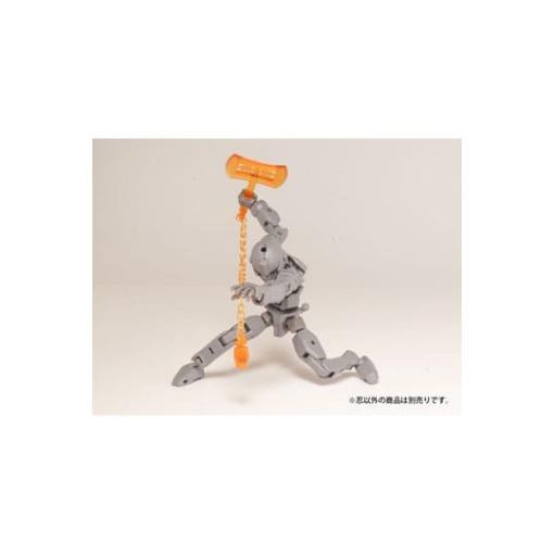 Original Character Plastic Model Kit Pop Series04:Shinobi3 Clear Orange 2 cm