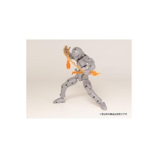 Original Character Plastic Model Kit Pop Series04:Shinobi3 Clear Orange 2 cm