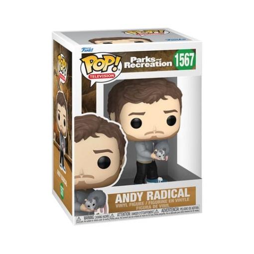 Parks and Recreation 15th Anniversary POP! TV Vinyl Figura Andy Radical 9 cm