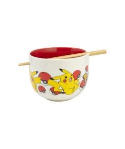 Pokémon Bol para Ramen con Palillos Face