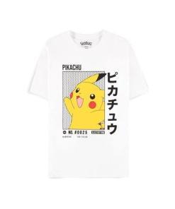 Pokemon Camiseta White Pikachu