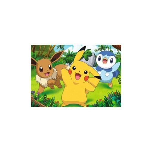 Pokémon Puzzle para niños XXL Pikachu & Friends (2 x 24 piezas)