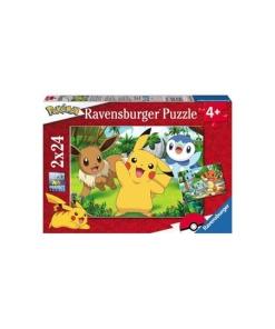 Pokémon Puzzle para niños XXL Pikachu & Friends (2 x 24 piezas)