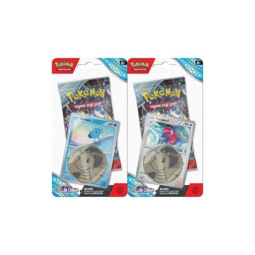 Pokémon TCG Scarlet & Violet 07 Blister Checklane *INGLÉS* Set (2)