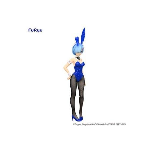 Re:Zero Estatua PVC BiCute Bunnies Rem Blue Color Ver. 30 cm