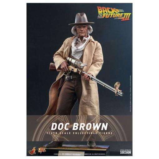 Regreso al futuro III Figura Movie Masterpiece 1/6 Doc Brown 32 cm