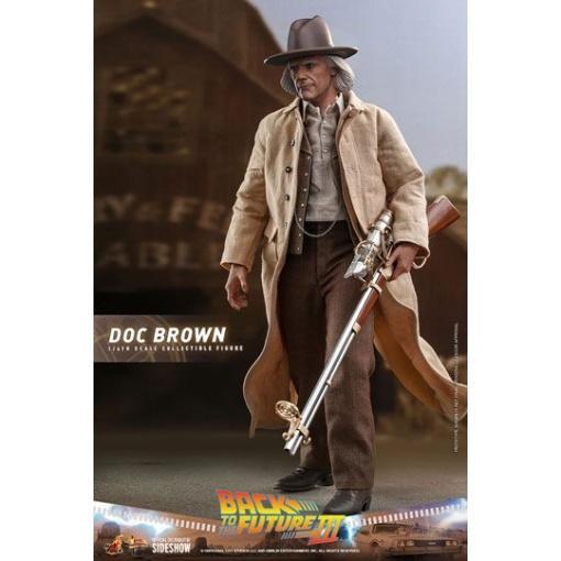 Regreso al futuro III Figura Movie Masterpiece 1/6 Doc Brown 32 cm