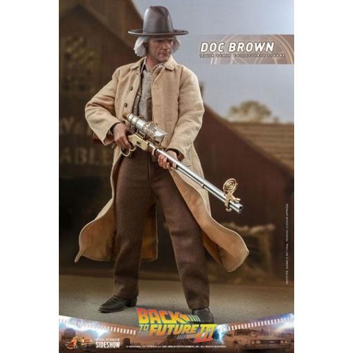 Regreso al futuro III Figura Movie Masterpiece 1/6 Doc Brown 32 cm