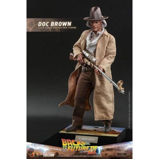 Regreso al futuro III Figura Movie Masterpiece 1/6 Doc Brown 32 cm