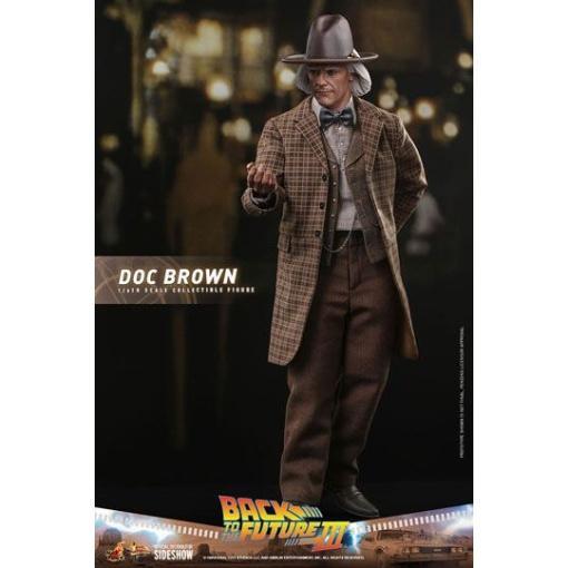 Regreso al futuro III Figura Movie Masterpiece 1/6 Doc Brown 32 cm