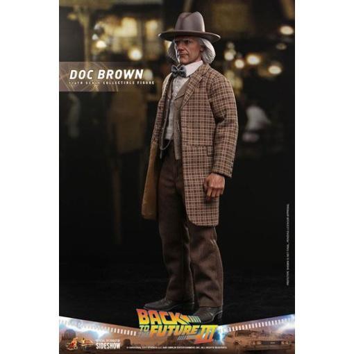 Regreso al futuro III Figura Movie Masterpiece 1/6 Doc Brown 32 cm