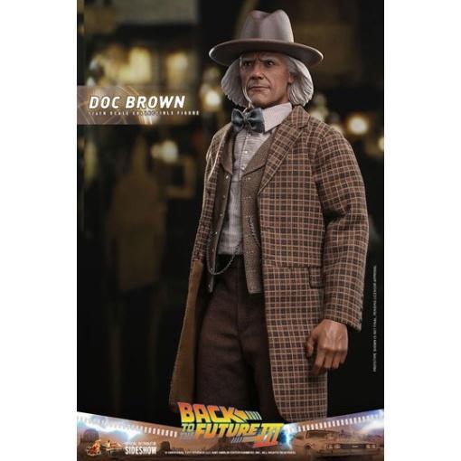 Regreso al futuro III Figura Movie Masterpiece 1/6 Doc Brown 32 cm