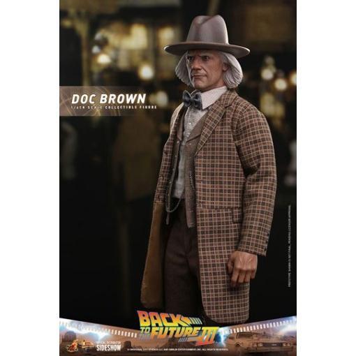 Regreso al futuro III Figura Movie Masterpiece 1/6 Doc Brown 32 cm