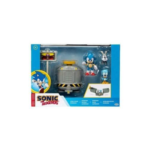 Sonic - The Hedgehog Diorama playset Level Clear 6 cm