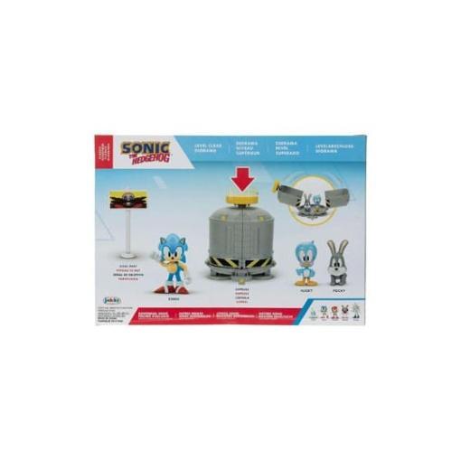 Sonic - The Hedgehog Diorama playset Level Clear 6 cm