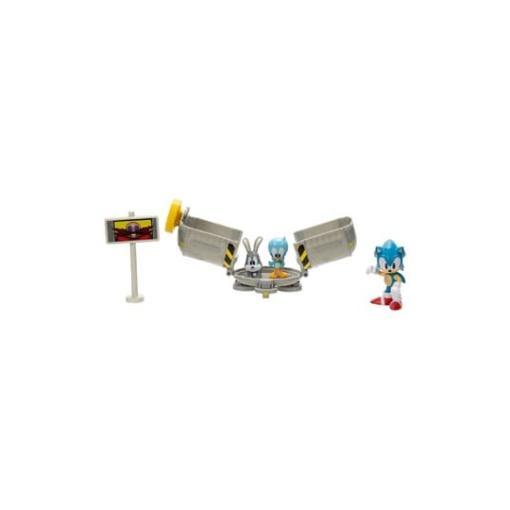 Sonic - The Hedgehog Diorama playset Level Clear 6 cm