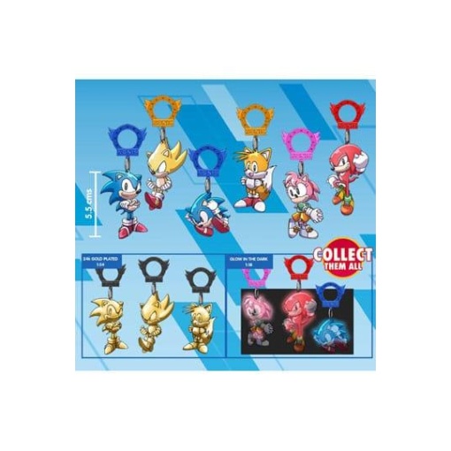 Sonic the Hedgehog Colgantes para maletas PVC Bags Series 5 Display (18)