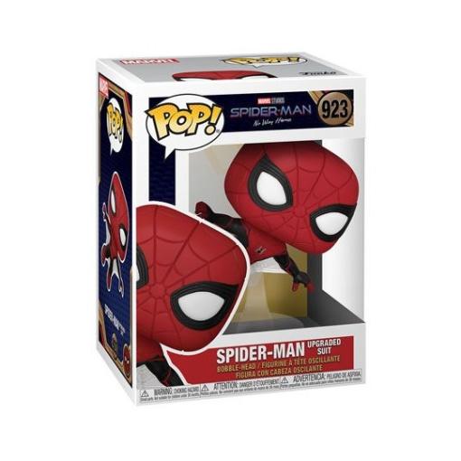 Spider-Man: No Way Home Figura POP! Vinyl Spider-Man (Upgraded Suit) 9 cm