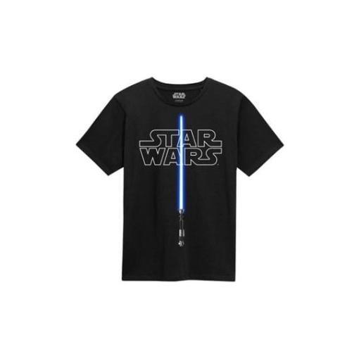 Star Wars Camiseta Glow In The Dark Lightsaber