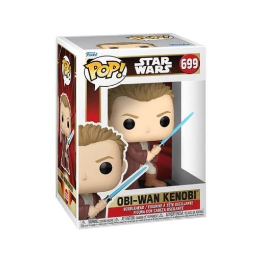 Star Wars: Episodio I - La amenaza fantasma Anniversary POP! Vinyl Figura Obi-Wan(Young) 9 cm