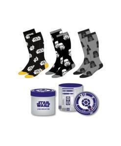 Star Wars Pack de 3 Pares de calcetines 38-45