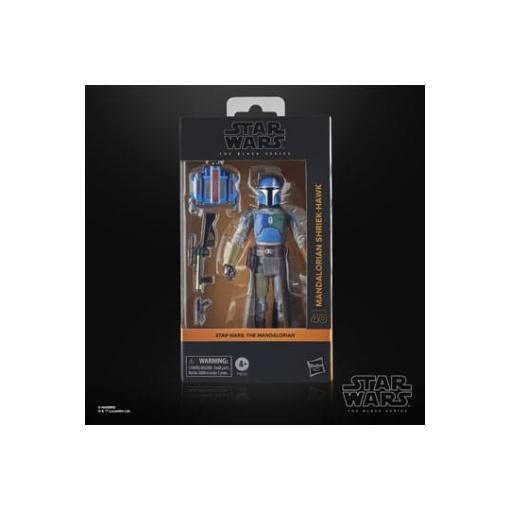 Star Wars: The Mandalorian Black Series Figura Mandalorian Shriek-Hawk 15 cm