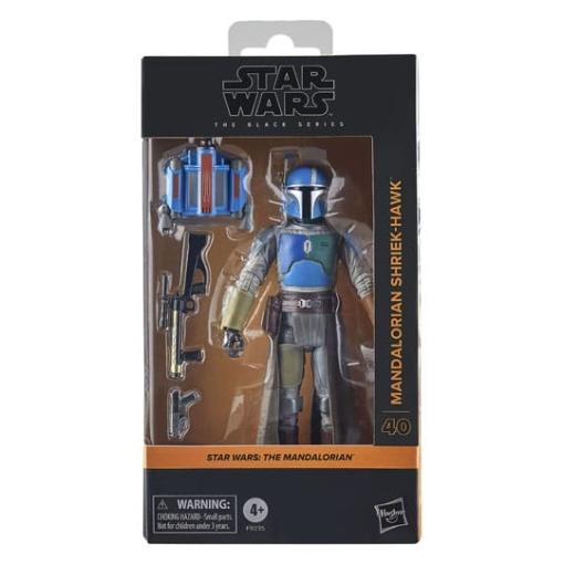 Star Wars: The Mandalorian Black Series Figura Mandalorian Shriek-Hawk 15 cm