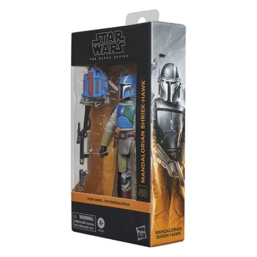 Star Wars: The Mandalorian Black Series Figura Mandalorian Shriek-Hawk 15 cm