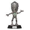 Star Wars: The Mandalorian POP! Deluxe Vinyl Bobblehead Figura IG-12 with Grogu 17 cm