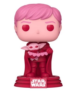 Star Wars Valentines POP! Star Wars Vinyl Figura Luke & Grogu 9 cm