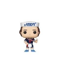 Stranger Things POP! TV Vinyl Figura Steve with Hat and Ice Cream 9 cm - Embalaje dañado